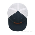 Cappello Gorras Trucker con cerotto in pelle